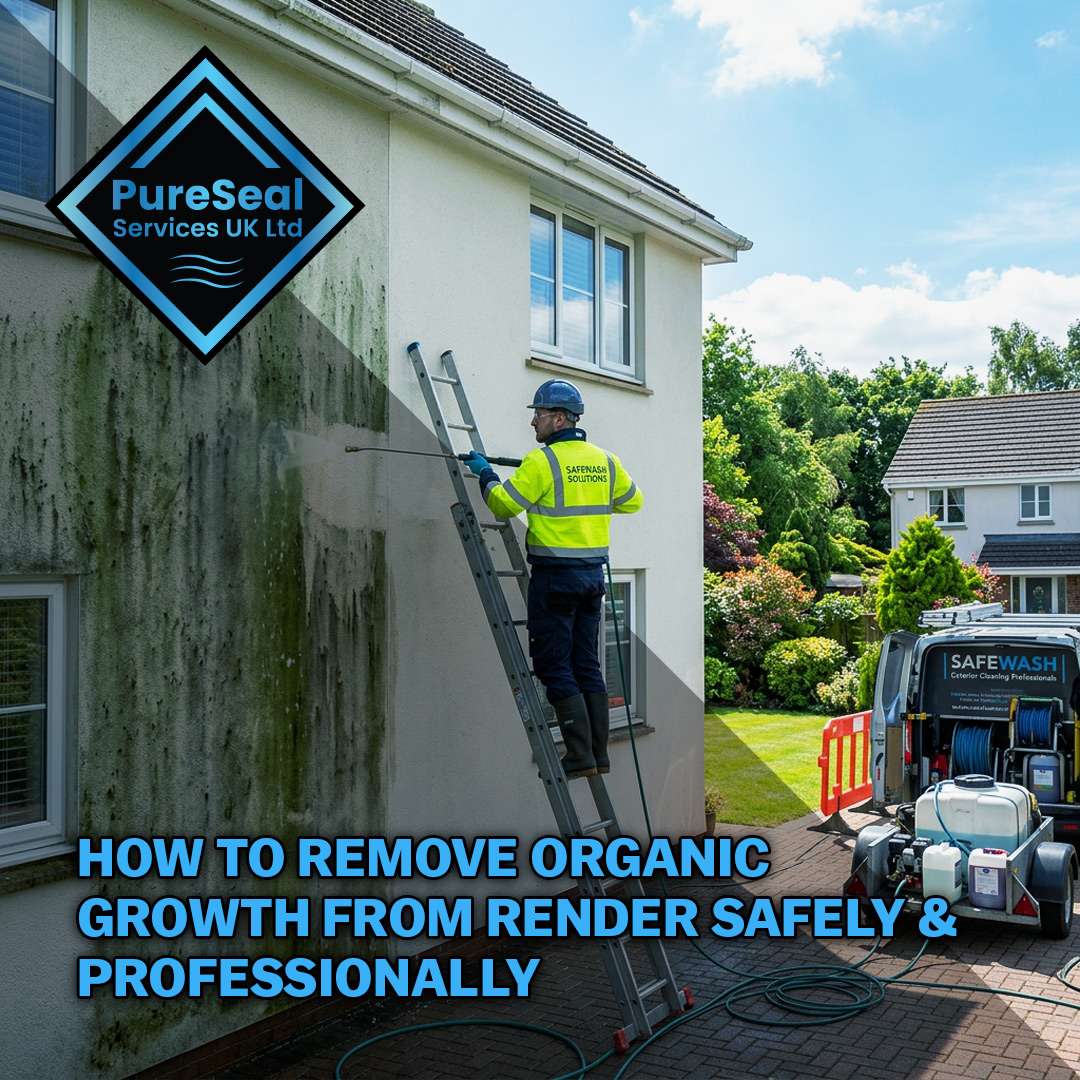 How to Remove Organic Growth From Render Safely & Professionally