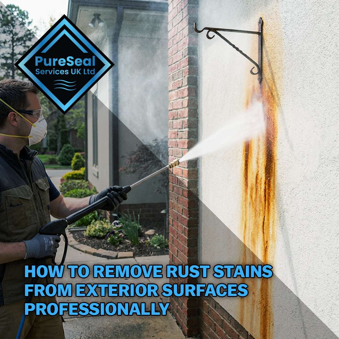 How to Remove Rust Stains From Exterior Surfaces Professionally